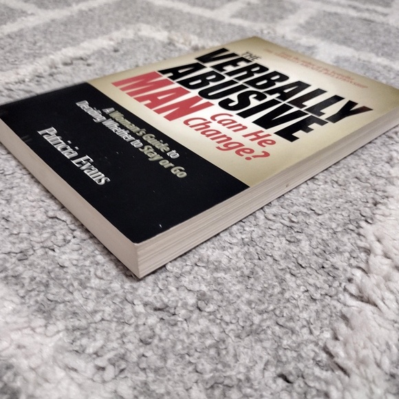 The Verbally Abusive Man Can He Change? by Patricia Evans (Paperback, 2006) Good - Picture 3 of 4